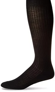 FALKE Mężczyźni Podkolanówki No. 7 M KH Najlepsza Wełna Merynosa długie jednokolorowe 1 Para, Czarny (Black 3000), 45-46 - Skarpetki męskie - miniaturka - grafika 1