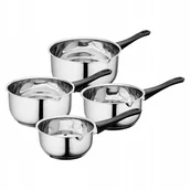 Zestawy garnków i patelni - Rondle ze stali nierdzewnej z dzióbkiem Altom Design Emilio 12/14/16/18 cm - miniaturka - grafika 1