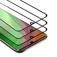 Szkła hartowane na telefon - 3x Szkło Hartowane Do Xiaomi Mi NOTE 10 Folia pancerna Ochronny w PRZEZROCZYSTY Z CZARNYM Tempered Glass Cadorabo - miniaturka - grafika 1