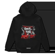 Bluzy męskie - Czarna bluza z kapturem Nissan 180SX Street King-XXL - miniaturka - grafika 1