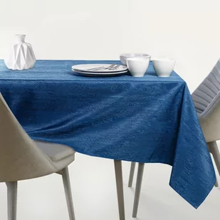 Obrus Vesta Indygo Tłoczony Nowoczesny 40x120 AmeliaHome - TCLOTH/AH/VESTA/HMD/INDIGO/40X120 - Obrusy i serwetki - miniaturka - grafika 2