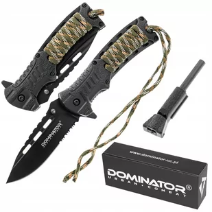 Dominator Nóż Bushcraft Krzesiwo Linka - Noże - miniaturka - grafika 1