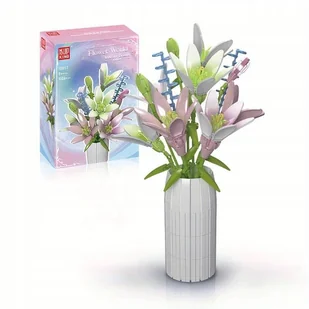 KLOCKI KONSTRUKCYJNE MOULD KING 10057 LILIE VIBRANT DREAM LILES 1006 EL. - Klocki - miniaturka - grafika 1