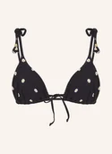 Stroje kąpielowe - Seafolly Góra Od Bikini Trójkątnego Daisychain schwarz - SEAFOLLY - miniaturka - grafika 1
