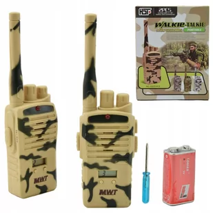 WALKIE-TALKIE DLA DZIECI KRÓTKOFALÓWKA ZESTAW 2SZT - Zabawki interaktywne dla dzieci - miniaturka - grafika 1