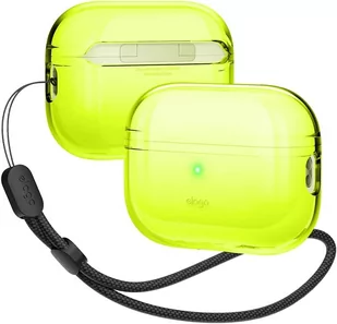ELAGO Etui Case Przezroczyste z smyczką na AirPods Pro 2,Neon Yellow - Akcesoria do słuchawek ELAGO Etui Case Przezroczyste z smyczką na AirPods Pro 2,Neon Yellow - Akcesoria do słuchawek - miniaturka - grafika 1