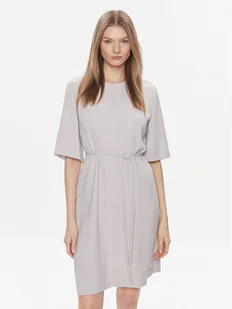 Calvin Klein Sukienka codzienna K20K206375 Szary Regular Fit - Sukienki - miniaturka - grafika 1