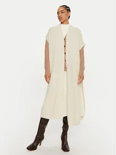 Dixie Kardigan M277K007A Biały Relaxed Fit - Swetry damskie - miniaturka - grafika 1