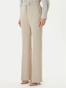 Spodnie damskie - BOSS Spodnie materiałowe Talia4 50551907 Beżowy Relaxed Fit - miniaturka - grafika 1