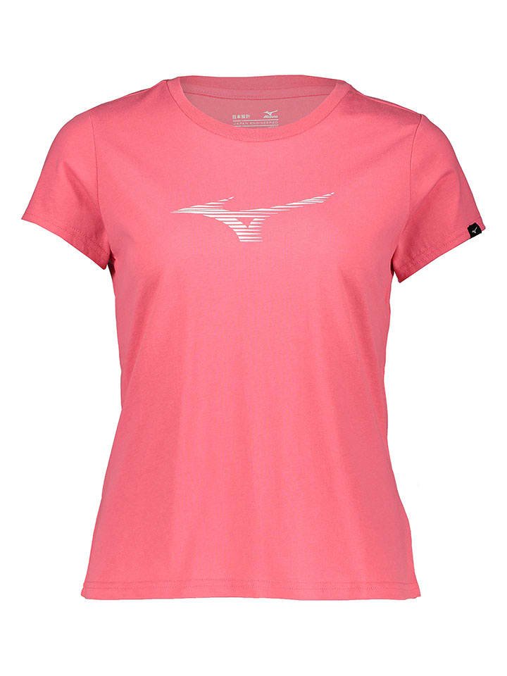Mizuno Koszulka sportowa w kolorze jasnoróżowym
