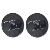 Wieszaki łazienkowe - Wieszak samoprzylepny Style okrągły 3m szary 2 szt. - miniaturka - grafika 1