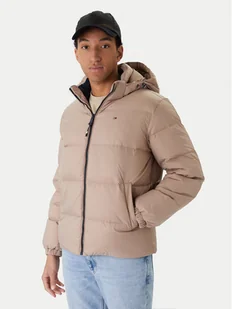 Tommy Jeans Kurtka puchowa Essential DM0DM19786 Beżowy Regular Fit - Kurtki męskie - miniaturka - grafika 1