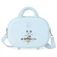 Kosmetyczki, organizery i kuferki - Disney Mickey Happiness Neceser Adaptable Obudowa na messenger Niebieski 29x21x15 cms Sztywny ABS 9,14L 2,52 kg, niebieski, Neceser Adaptable con Bandolera, kosmetyczka z paskiem na ramię - miniaturka - grafika 1