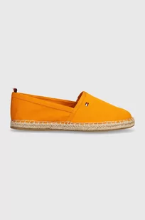 Tommy Hilfiger espadryle BASIC TOMMY FLAT ESPADRILLE kolor pomarańczowy FW0FW06497 - Espadryle damskie - miniaturka - grafika 1