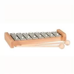 Cymbałki dla dzieci, drewniana podstawa | Egmont Toys uniw - Instrumenty muzyczne dla dzieci - miniaturka - grafika 1