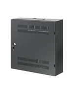 Szafy rack - intellinet Niskoprofilowa szafa wisząca 4U + 2U Rack 19, czarna 7477698 - miniaturka - grafika 1