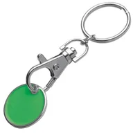 Breloki - Brelok metalowy z żetonem ARRAS zielony - miniaturka - grafika 1