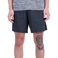 Spodnie sportowe męskie - Spodenki New Balance MS31255BK - czarne - miniaturka - grafika 1