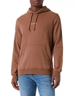 Bluzy męskie - Marc O'Polo Bluza męska 322407754440, 757, brązowa, 757, XXL - miniaturka - grafika 1