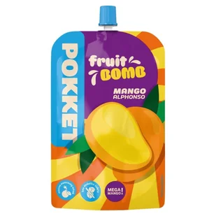 Pokket Fruit Bomb Mango Alphonso Mus owocowy 180 g - Soki i napoje niegazowane - miniaturka - grafika 1