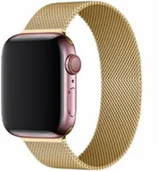 Akcesoria do smartwatchy - Złota bransoleta 7mm do Apple Watch - elegancka i stylowa - miniaturka - grafika 1