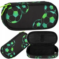 Piórniki - Starpak Piórnik Szkolny Tuba Usztywniana Football Green 553120 - miniaturka - grafika 1