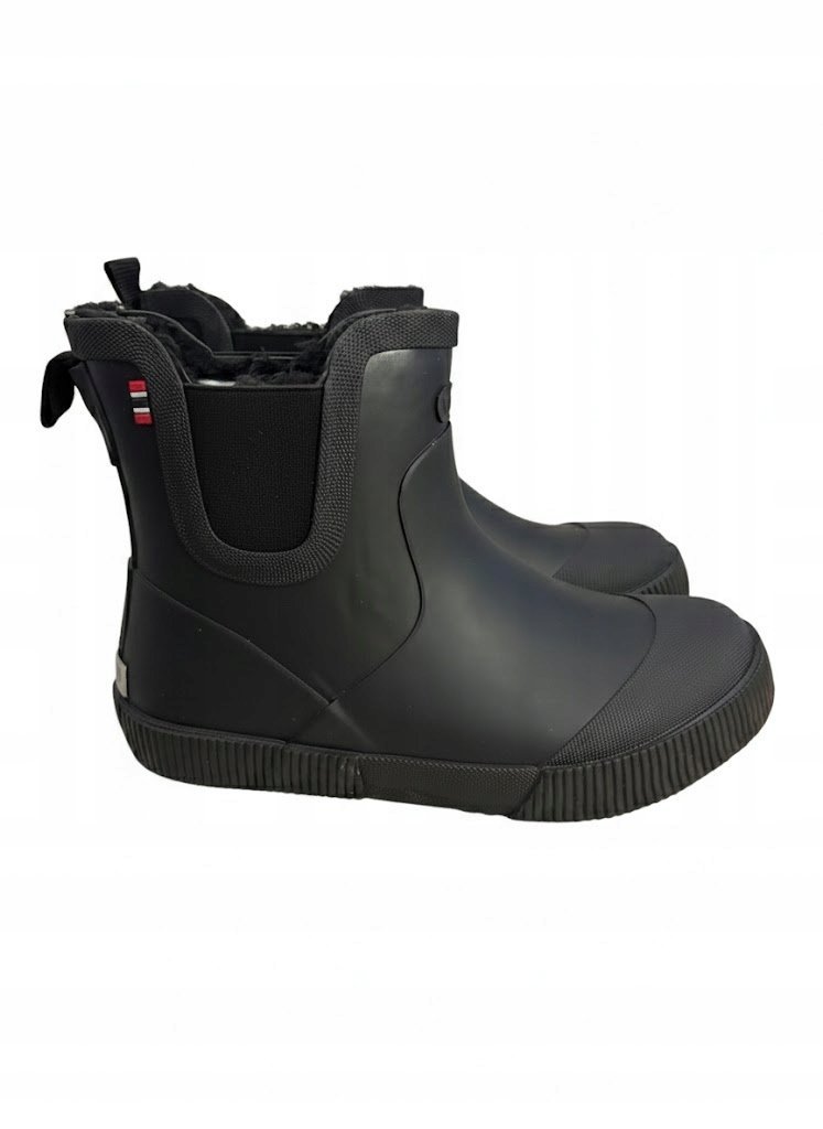 VIKING CZARNE ZIMOWE KALOSZE Z FUTERKIEM WSUWANE 32 JŁA