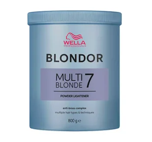Wella Blondor Plex Multi Blonde regenerujący rozjaśniacz bezpyłowy w proszku, 800g - Farby do włosów i szampony koloryzujące - miniaturka - grafika 1