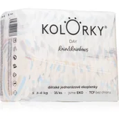 Pieluchy - Kolorky Day Rain&Rainbow jednorazowe pieluszki EKO rozmiar S 3-6 Kg 25 szt. - miniaturka - grafika 1