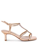 Sandały damskie - Badura Sandały JUSTINE-21723-115 Różowy - miniaturka - grafika 1