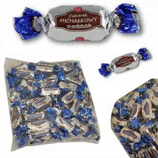 Cukierki w czekoladzie orzechowe Michałkowe 1kg opakowanie zbiorcze - Cukierki - miniaturka - grafika 1