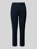 Spodnie damskie - Chinosy o kroju regular fit z kieszeniami z tyłu - miniaturka - grafika 1