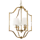 Lampy sufitowe - Lampa Hampton wisząca NEW YORK P04667AU-WH - Cosmo Light - miniaturka - grafika 1