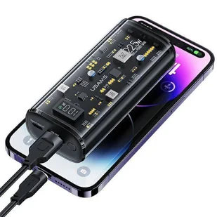 USAMS Powerbank 9000mAh PD 20W QC3.0+PD Dual-Port Fast Charge czarny/black 10KCD18901(US-CD189) - Powerbanki - miniaturka - grafika 15