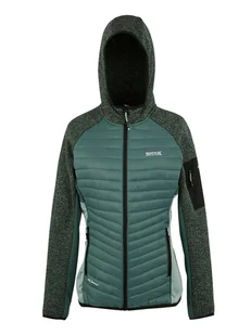 Regatta Kurtka hybrydowa "Newhill" w kolorze zielonym - Kurtki i kamizelki sportowe damskie - miniaturka - grafika 1