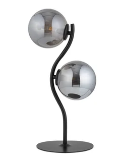 Lampka biurkowa, stołowa, dwa szare klosze – Vena Table, 50369 - Lampy stojące - miniaturka - grafika 1