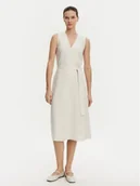 Sukienki - Calvin Klein Sukienka letnia K20K208424 Beżowy Regular Fit - miniaturka - grafika 1