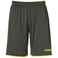 Spodnie i spodenki dla chłopców - uhlsport uhlsport Szorty dziecięce unisex zielony ciemnooliwkowy/żółty fluorescencyjny 152 100380614 - miniaturka - grafika 1