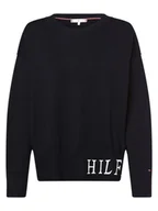 Swetry damskie - Tommy Hilfiger - Sweter damski, niebieski - miniaturka - grafika 1