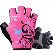 Rękawiczki rowerowe - RĘKAWICZKI KOLARSKIE DAMSKIE KRÓTKIE Z ŻELEM TERMO - miniaturka - grafika 1