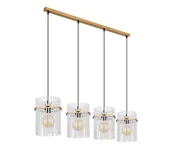 Lampy sufitowe - Globo 15698-4HM - Żyrandol na lince GORLEY 4xE27/60W/230V - miniaturka - grafika 1