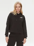 Bluzy damskie - Puma Bluza Ess Tape 675996 Czarny Regular Fit - miniaturka - grafika 1
