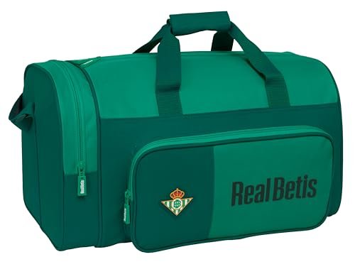 Safta REAL BETIS BALOMPIÉ - dziecięca torba sportowa, plecak, idealny dla dzieci w różnym wieku, wygodna i wszechstronna, jakość i wytrzymałość, 47x27x26 cm, Woda zielona, M, Casual