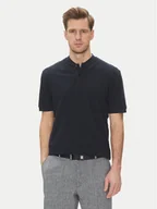 Koszulki męskie - BOSS Polo H-Pratt 120 50536794 Granatowy Regular Fit - miniaturka - grafika 1