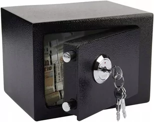 Sejf Domowy Kasetka Zamek Na Klucz Solidny Mocny 2 - Sejfy i kasy pancerne - miniaturka - grafika 1
