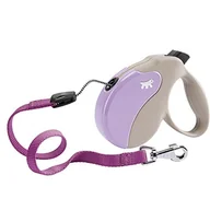 Smycze dla psów - Ferplast 75730019 Rollleine Amigo Mit Wechselcover Large, Cord, Beige-Violett - miniaturka - grafika 1