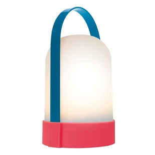 Remember Lampka nocna Anabelle 25 x 16 cm kolor czerwony REMEMBER LU02 - Lampy pozostałe - miniaturka - grafika 1