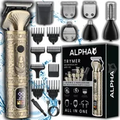 Trymery - Maszynka Do Strzyżenia Włosów, Brody i Ciała 7W1 Trymer Golarka Alpha - miniaturka - grafika 1