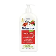 Kosmetyki kąpielowe dla dzieci - Natessance Szampon dla dzieci, truskawka, wanilia, 500 ml - miniaturka - grafika 1