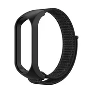 Akcesoria do smartwatchy - Opaska / Pasek Nylonowy Braders do Xiaomi Mi Band 5 / 6 / 7 czarny - miniaturka - grafika 1